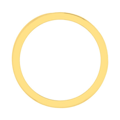 Side view of yellow gold diamond wave lattice band ring
