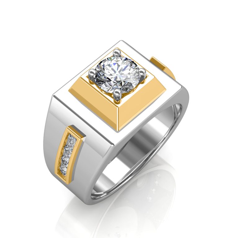 The Khufu Solitaire Preset Ring For Him