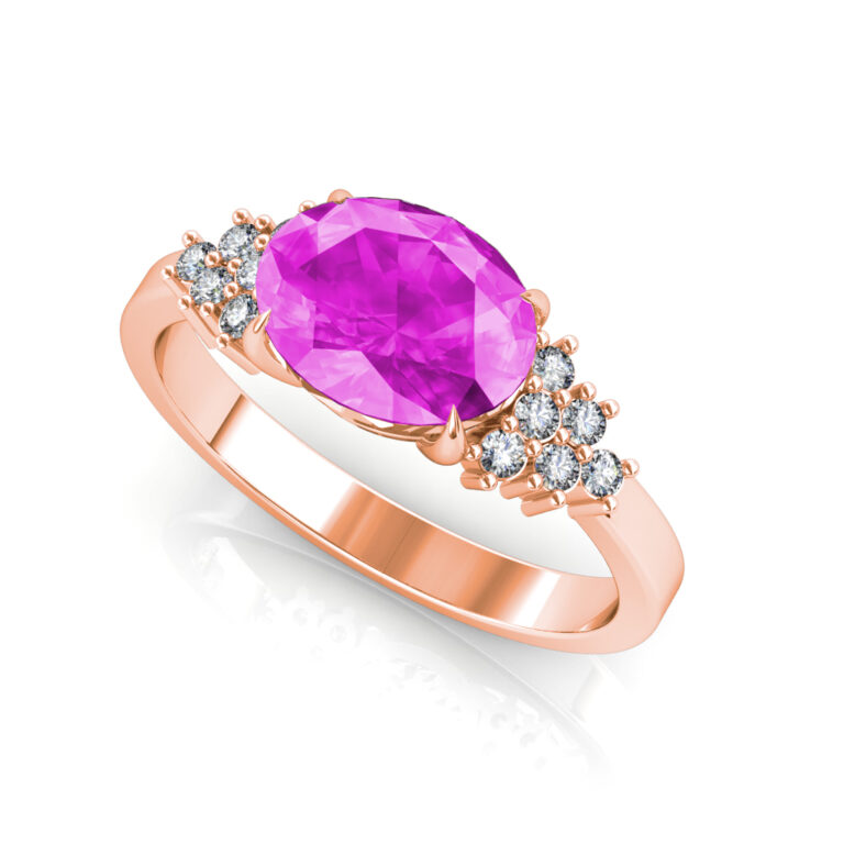 The Moira Oval Sapphire Ring